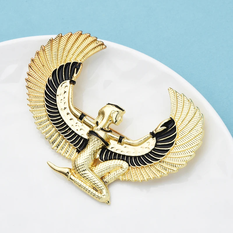 Egyptian Fairy Eagle Brooch