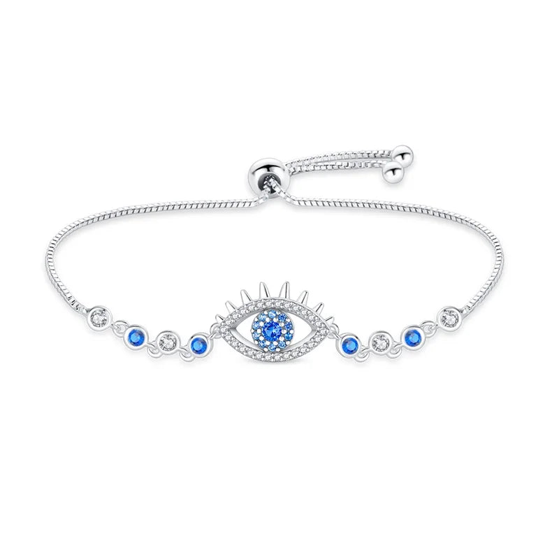 Lucky Hearts: The Sterling Zircon Bracelet