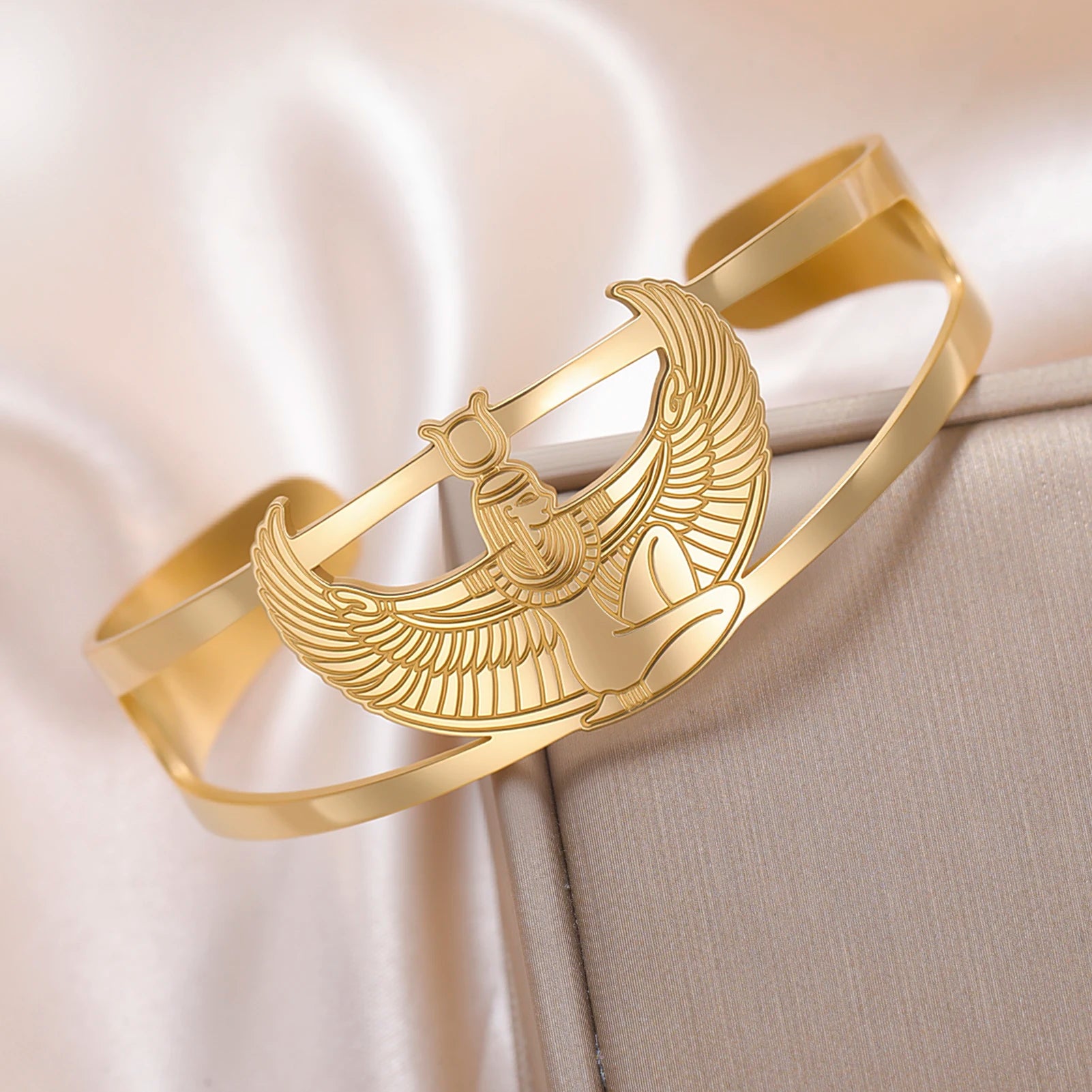 Winged Goddess Isis Cuff